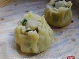 Raviolis et siu mai aux Saint-Jacques 扇贝烧卖和蒸饺 shànbèi shaomài hé zhēngjiǎo