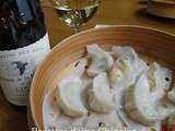 Raviolis vapeur aux Saint-Jacques 扇贝水晶蒸饺 shànbeì shuǐjīng zhēngjiǎo