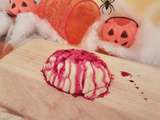 Panna cotta cerveau Halloween