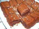 Brownies Martha Stewart au moule tablette de chez Demarle