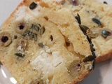 Cake feta olives