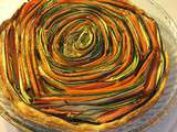 Tarte spirale courgettes carottes