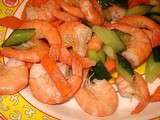 Salade de Crevettes chinoise