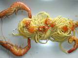 Spaguetti aux Gambas