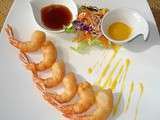 Tempura de Crevettes, sauces Piquante et Mangue