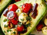 Avocat farci au fromage