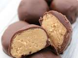 Boules de beurre d’arachides et chocolat