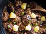 Boulettes de viande hawaïenne à la mijoteuse