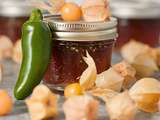 Confiture de cerises de terre et piments forts