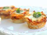 Cupcakes de lasagne