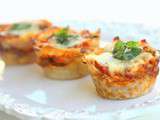 Cupcakes de lasagne