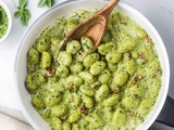 🍃🍝 Découvrez le goût authentique des gnocchi au pesto crémeux