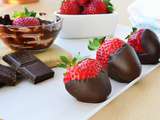 Fraises au chocolat