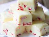 Fudge à la limonade et aux fraises