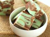 Fudge au chocolat à la menthe