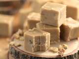 Fudge au sirop d’érable et noix de Grenoble