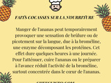 L'ananas vous brûle la langue ? Découvrez l'enzyme responsable et comment neutraliser son effet 🔥🍍