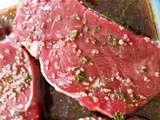 Marinade au vin rouge pour les steaks