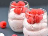 Mousse aux framboises