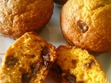 Muffin au chocolat et cantaloup