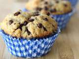 Muffins au beurre d’arachides et chocolat