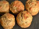 Muffins aux bananes, miel et beurre d’arachides