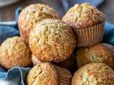 Muffins d’avoine à l’érable et à la cassonade