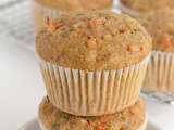 Muffins santé à l’avoine, carottes et zucchinis