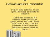 Parcours insolite de la boîte de conserve