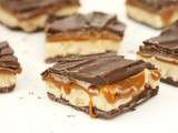 Petites barres Snickers maison