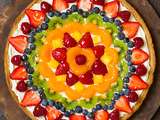 Pizza aux fruits