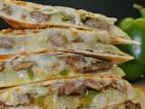 Quesadillas au steak et fromage