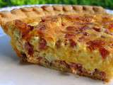 Quiche gratinée au bacon à saveur de ranch