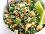 Salade césar au chou kale