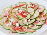 Salade de courgettes au fromage feta