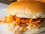 Sandwich au poulet bbq et Fritos