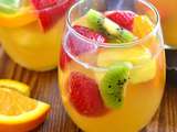 Sangria blanche tropicale