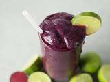 Smoothie santé aux bleuets et betteraves