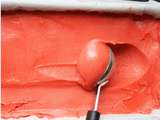 Sorbet aux fraises