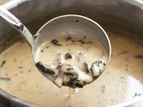 Soupe crémeuse aux champignons