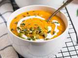 Soupe de courge butternut à la mijoteuse