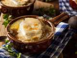 Soupe gratinée à l’oignon dans la mijoteuse