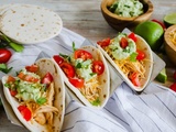 Tacos au poulet, chili et lime à l’autocuiseur