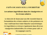 Usages inattendus du dioxyde de titane