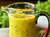 Vinaigrette sucré et épicé à la mangue