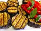 Aubergines barbecue (bbq)