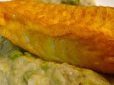 Flétan et sa purée à l'aubergine