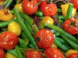 Jardinière aux tomates confites