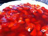 Tarte aux fraises fraiches