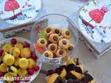 Amandin au cafe et cookies coeur fondant, cadeau gourmand